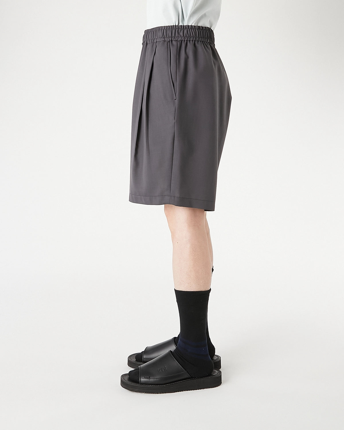 N.HOOLYWOOD COMPILE / 2TUCK EASY HALF PANTS (2261-CP50-004)