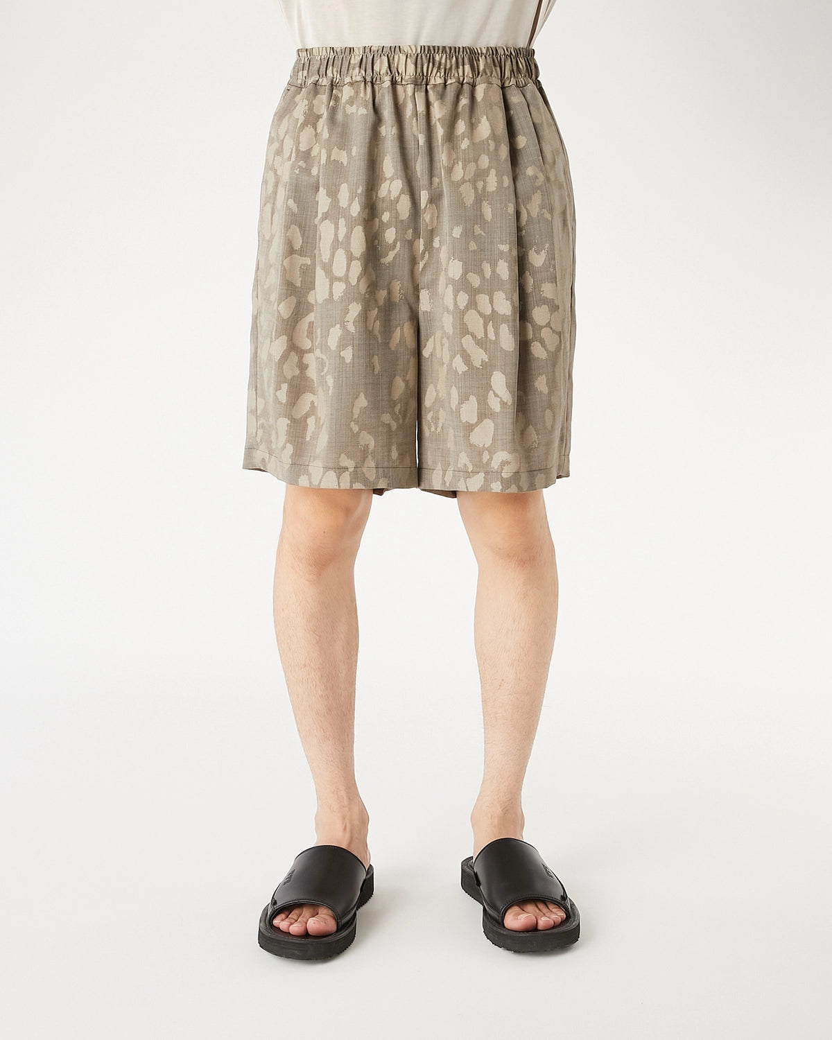 N.HOOLYWOOD COMPILE / 2TUCK EASY HALF PANTS (2261-CP50-018)