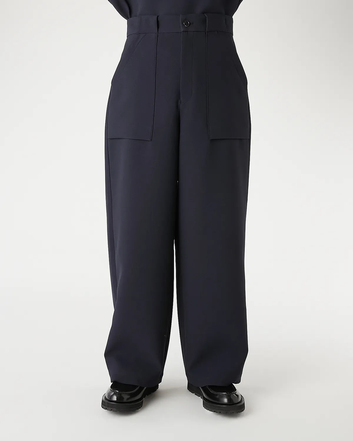 N.HOOLYWOOD COMPILE / PATCH POCKET WIDE TROUSERS (2261-PT23-008)