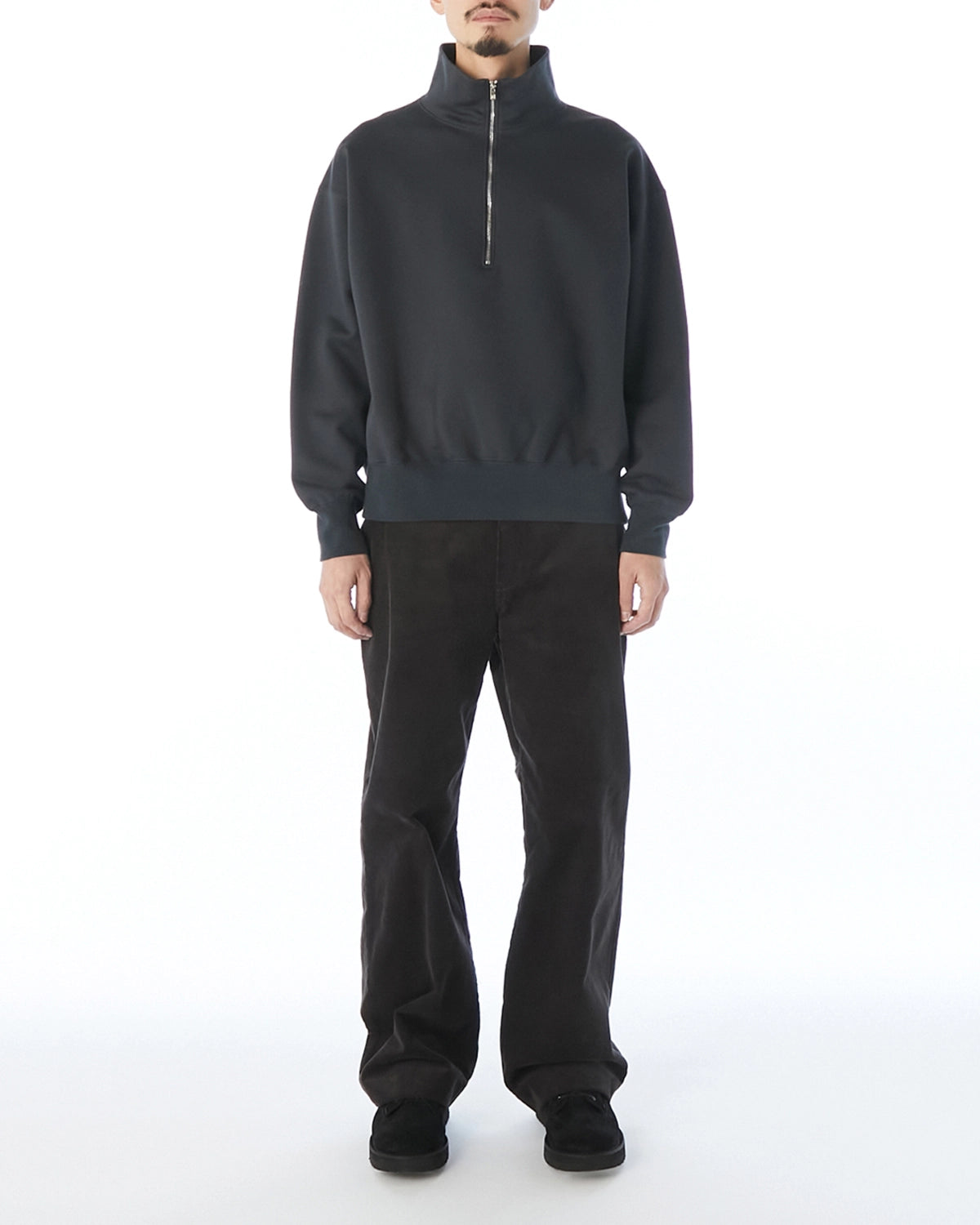 N.HOOLYWOOD COMPILE / HALF ZIP SWEATSHIRT (2262-CS07-021)