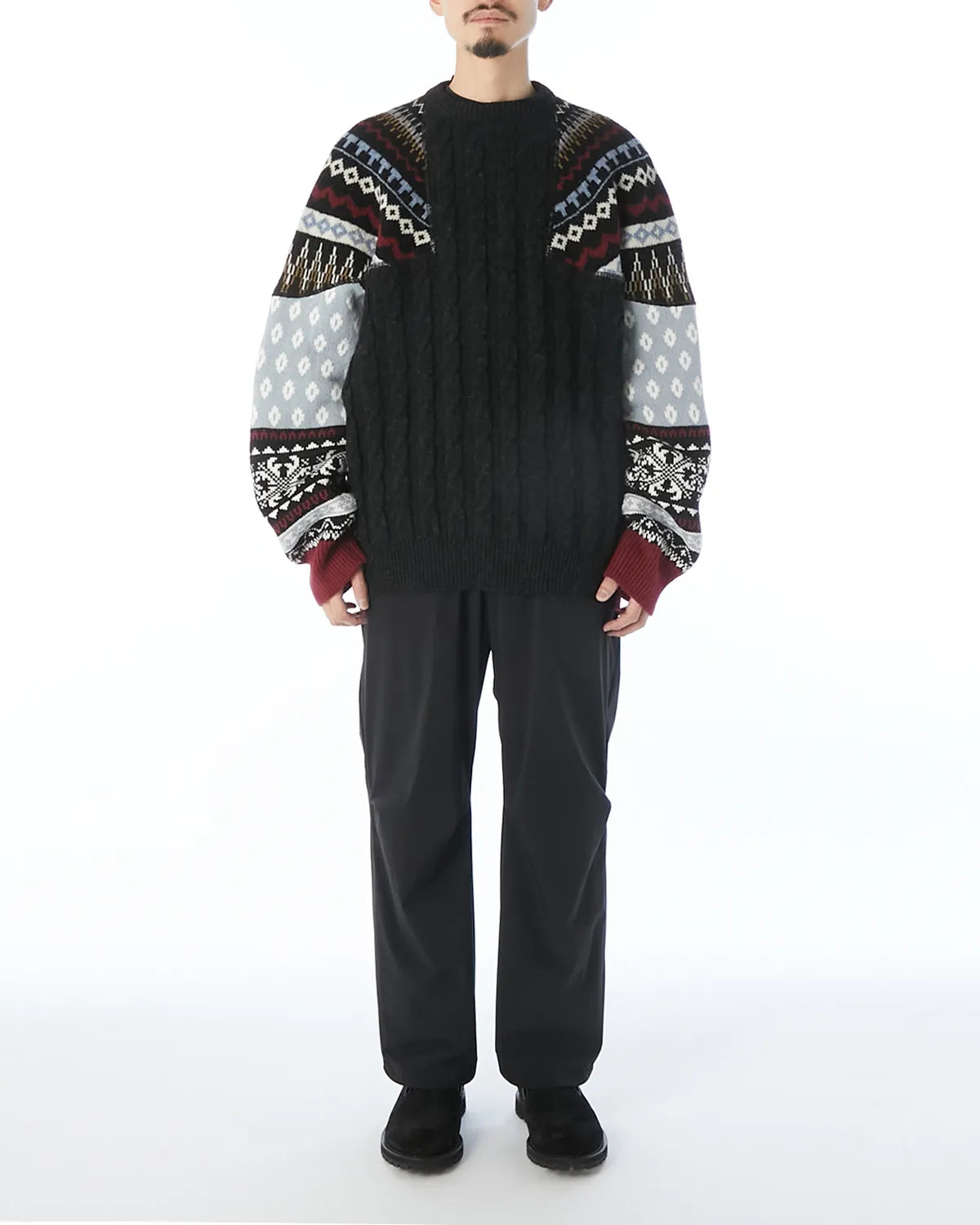 N.HOOLYWOOD COMPILE / NORDIC PATTERN KNIT (2262-KT20-030)