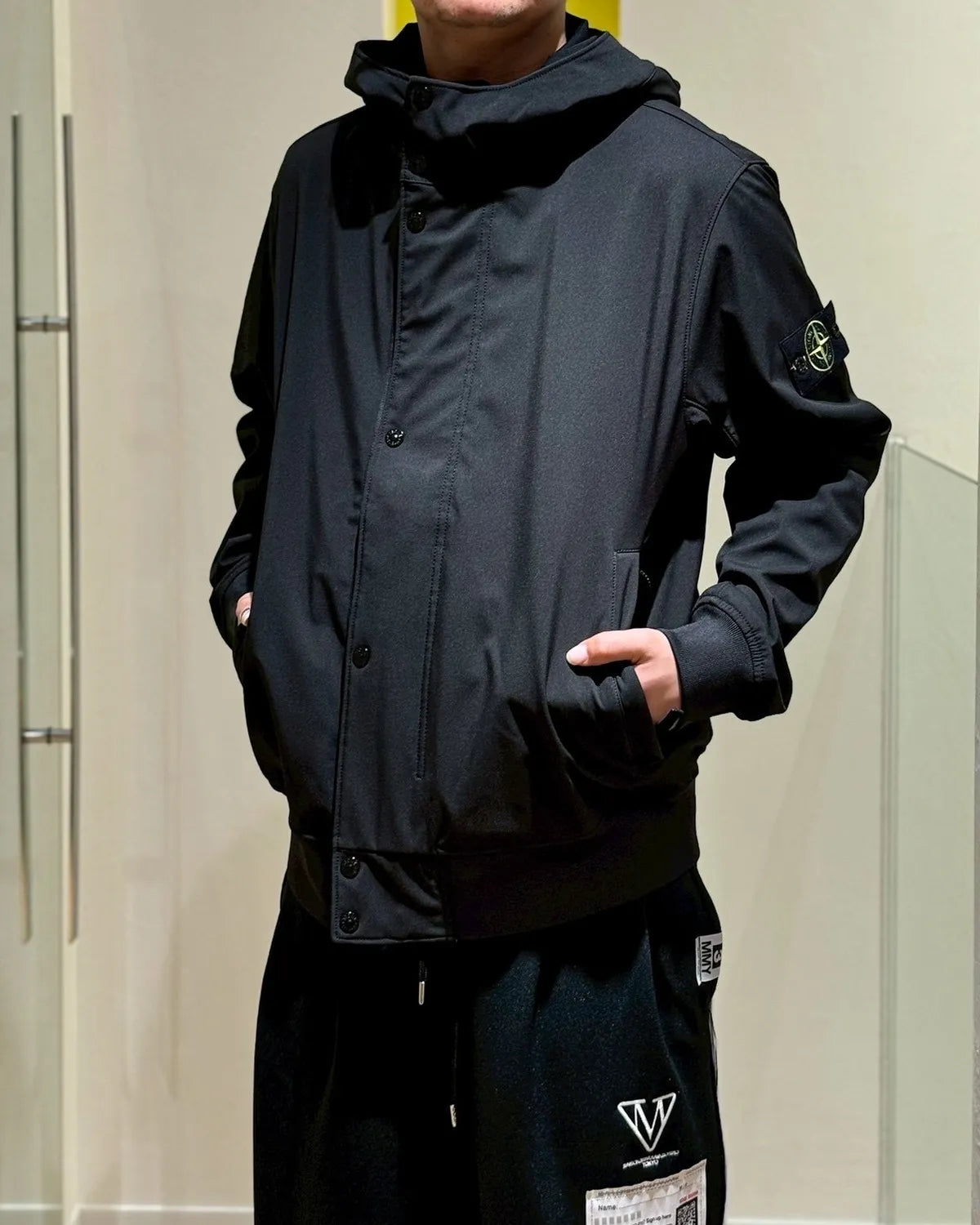 STONE ISLAND / LIGHT SOFT SHELL-R E.DYE® TECHNOLOGY IN RECYCLED POLYESTER (L1S154100118)