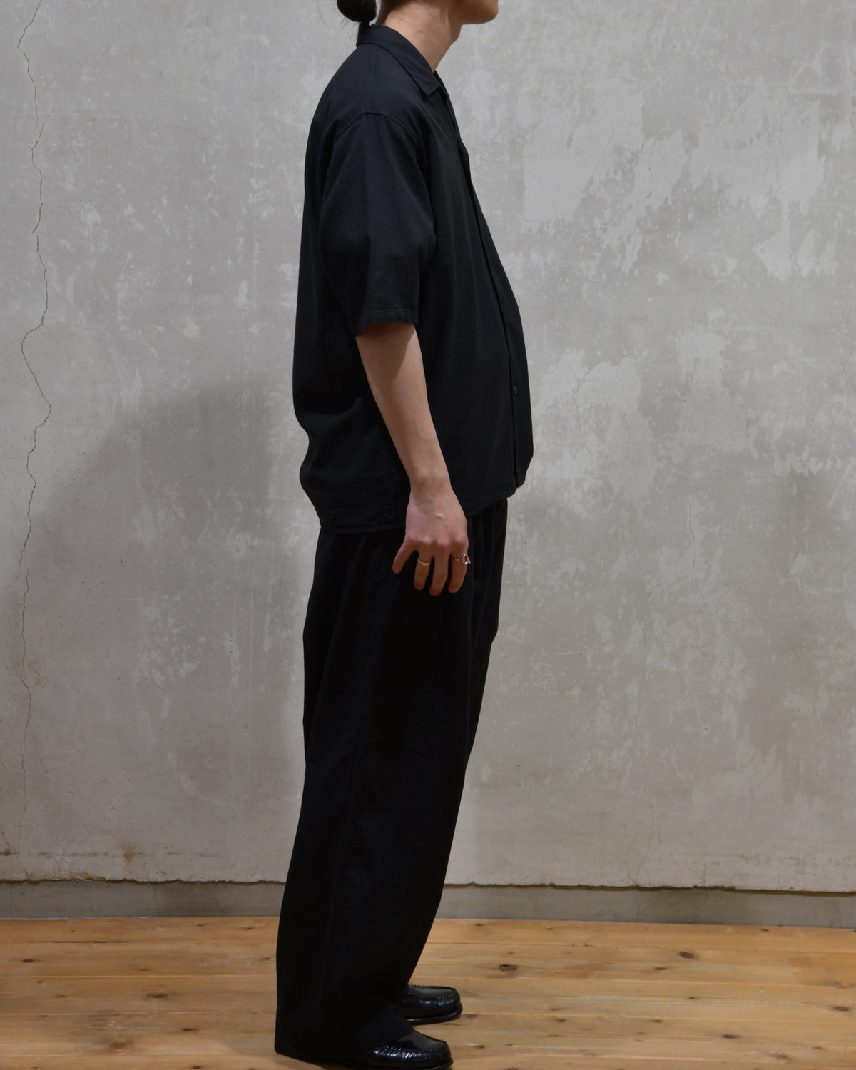 marka / OPEN COLLAR S/S SHIRT (M26A16SH01B)