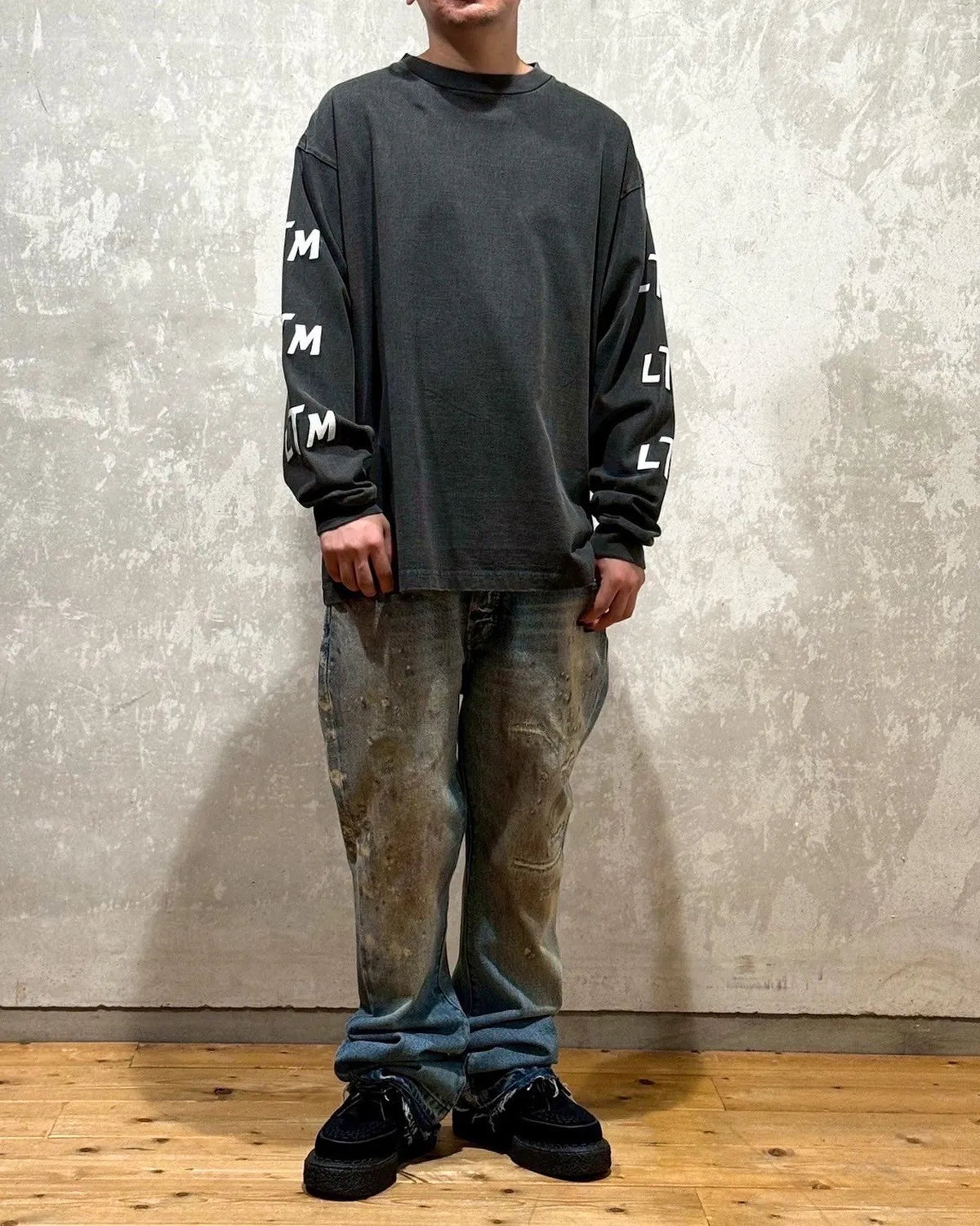 LASTMAN / LS PRINTED TEE ""LSMN"" (252LM-CT11)