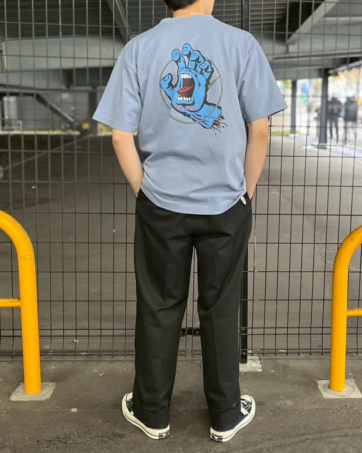 SEQUEL / SEQUEL×SANTA CRUZ×FRAGMENT T-shirt (SQ-25AW-SCFST-01)