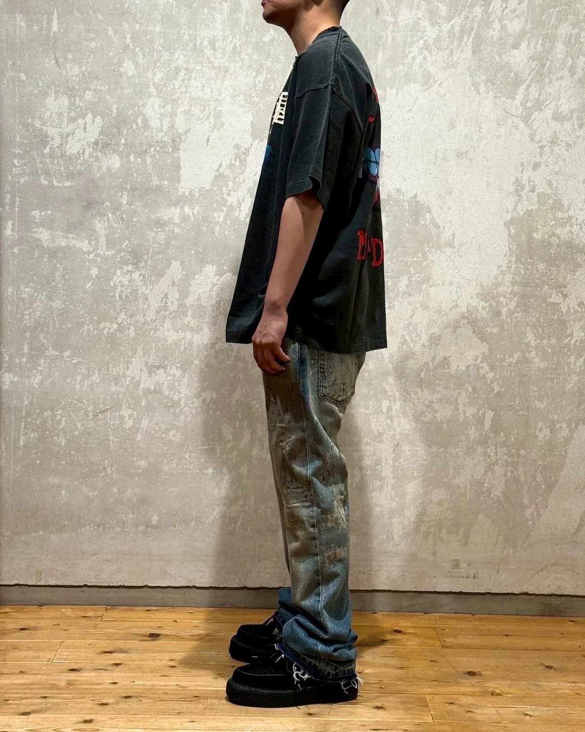 THE SUGAR PUNCH × 東京喰種 / S/S T-Shirt -KANEKI MASK (TTGM25SM001)