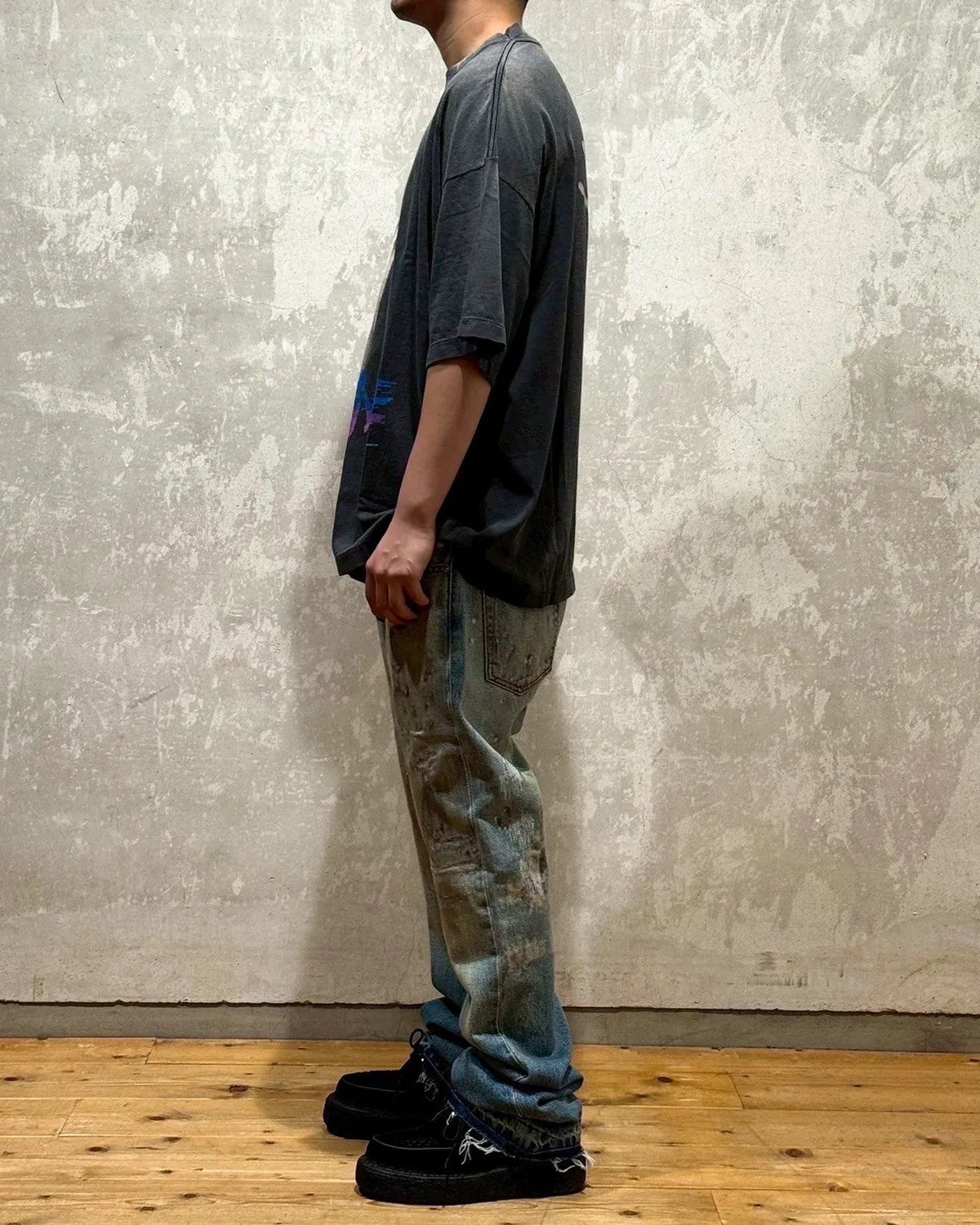 ©︎SAINT Mxxxxxx × 寄生獣 / KJ_SS TEE -寄生獣-parasyte- (SM-HR1-0000-C26)