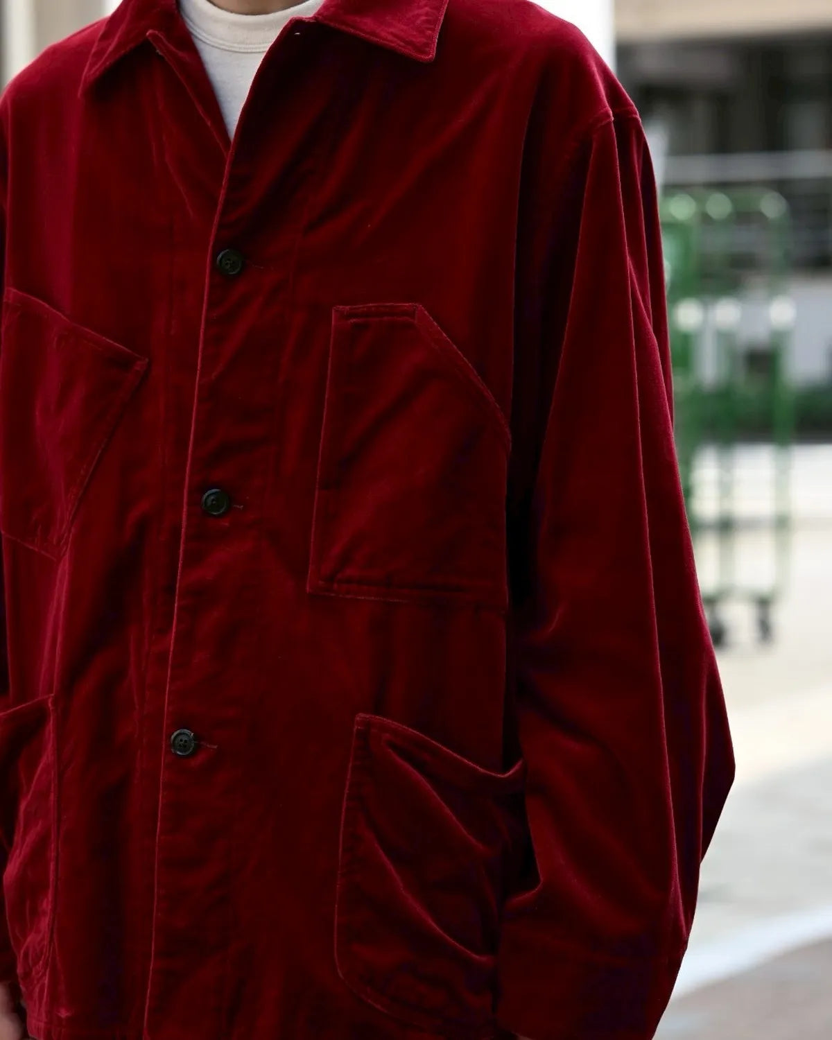 blurhms / Velvet Work Jacket (BHS25F027Vel)