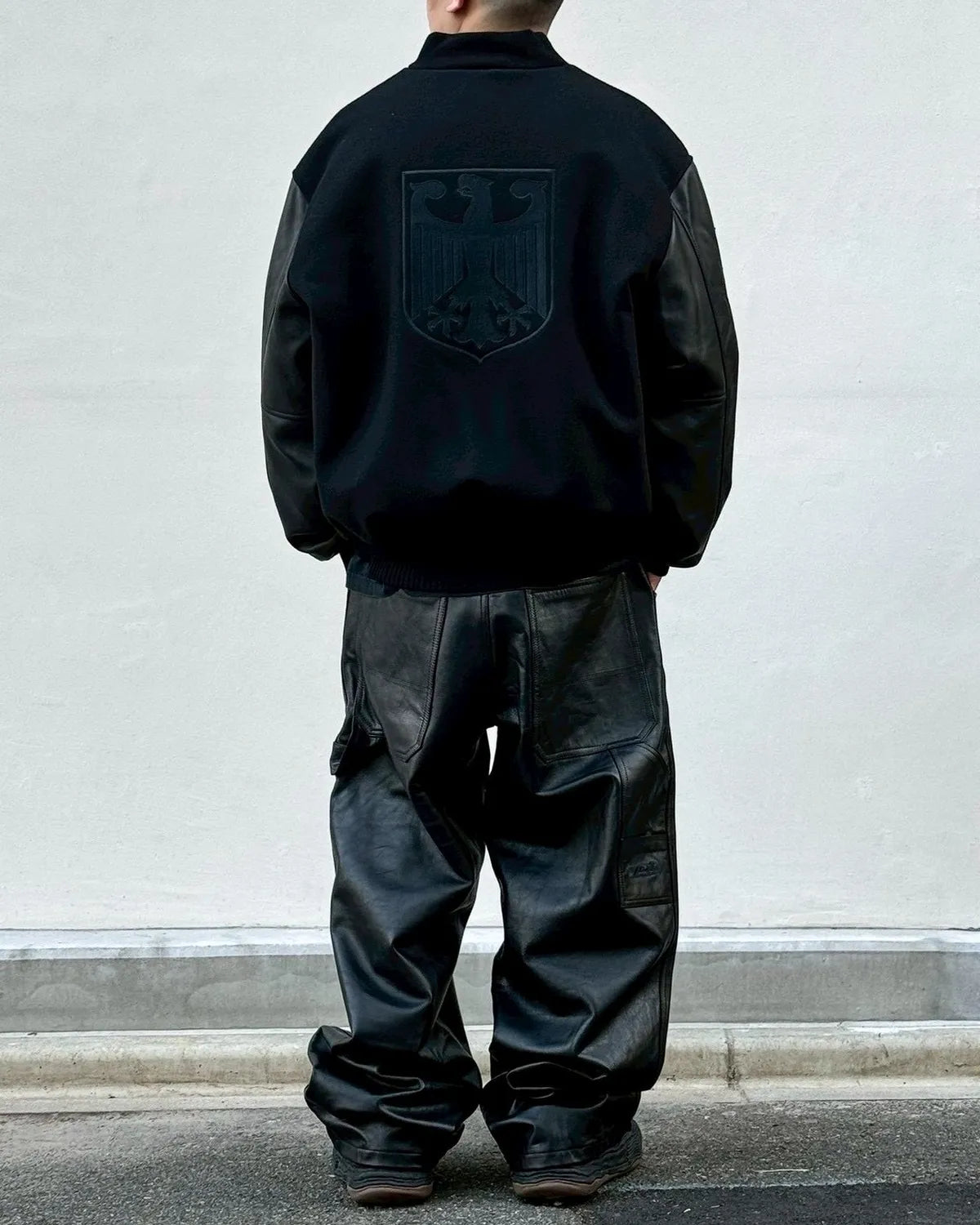 VETEMENTS / LEATHER HIP-HOP PANTS (ME76LP018B)
