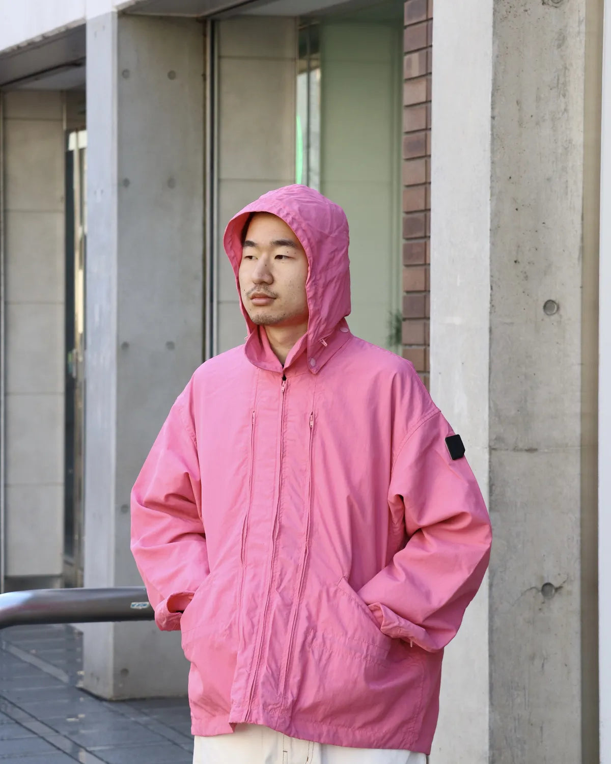 PHINGERIN / CRUSHED NYLON FULL PACK JACKET (PD-261-JK-011)