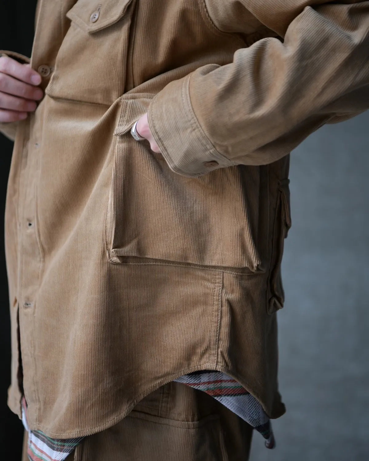 MODMNT / CORDUROY UTILITY CPO SHIRT (M2520-1I016F)