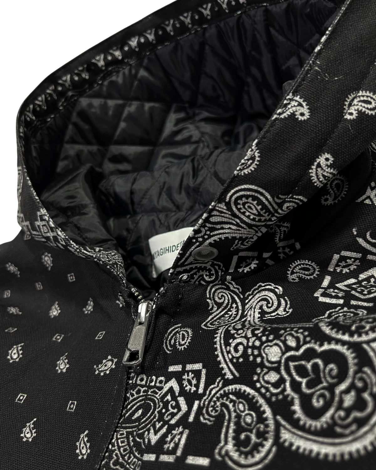 MIYAGIHIDETAKA -Rafu-  / Quilted Hoodie Jacket (MH027)