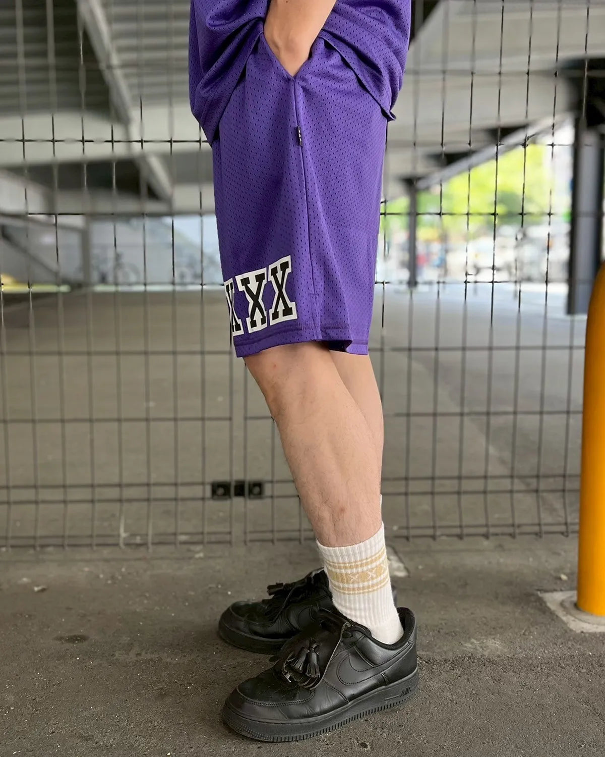 GOD SELECTION XXX / MESH BOARD SHORTS (GX-S25-SP-03)
