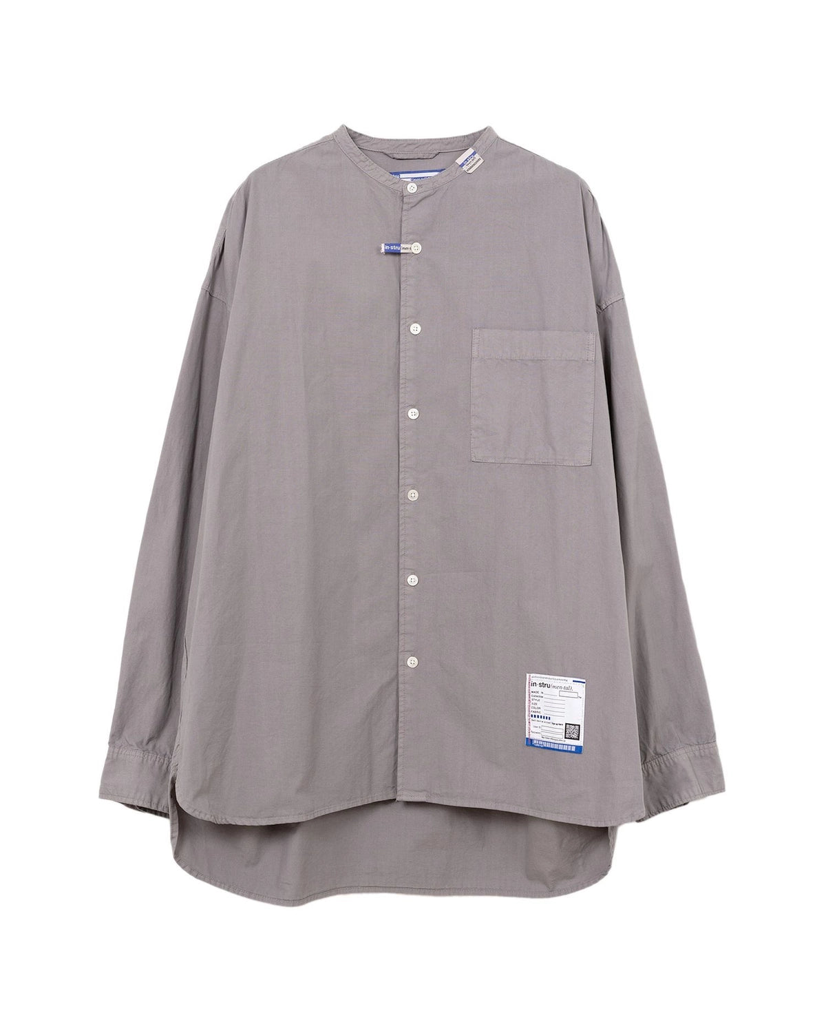 Maison MIHARA YASUHIRO in・stru(men-tal). / Band Collar Long Sleeve Shirt (I13SH031)