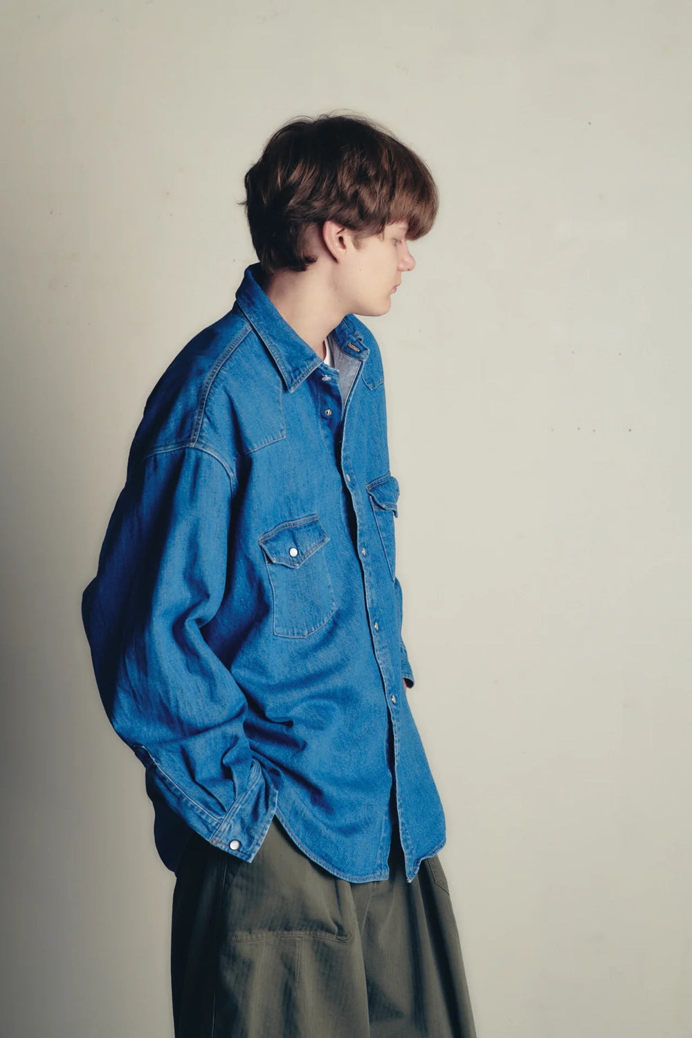 is-ness / WESTERN SHIRTS -Enzyme Wash- (25AW_17_1007AWSH01-1)