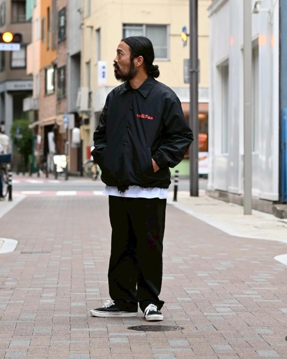 WACKO MARIA × TERRIFIER / COACH JACKET (TERRIFIER-WM-BL02)