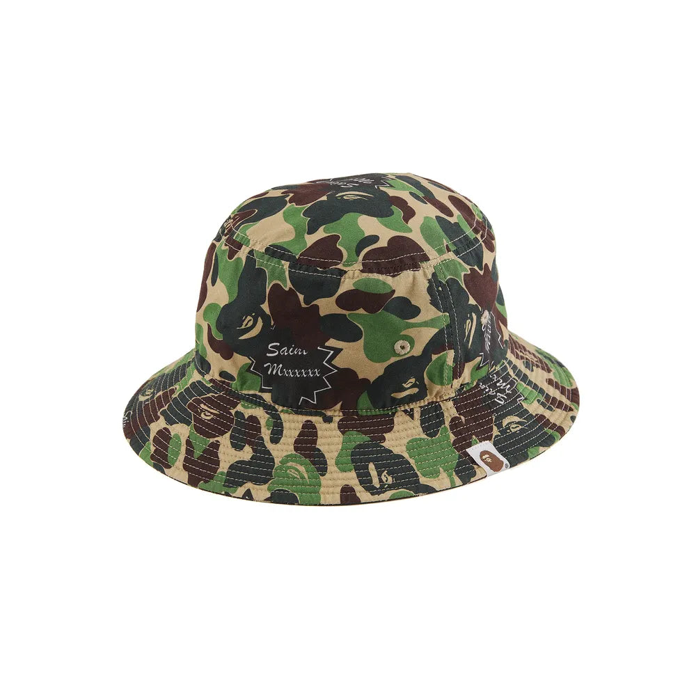 ©︎SAINT M×××××× / × A BATHING APE AP_BUCKET HAT (SM-YS8-0000-C31)