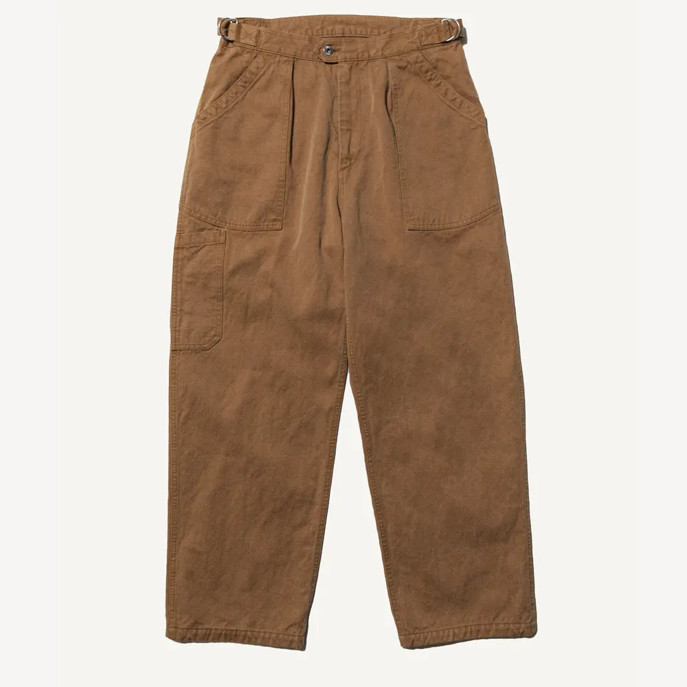 A.PRESSE のSilk Hemp French Air Force Mechanic Pants