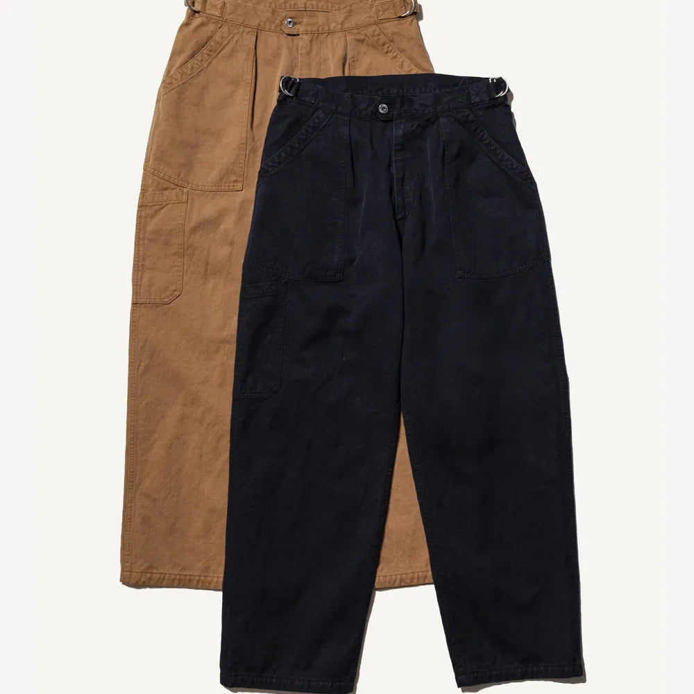 A.PRESSE / Silk Hemp French Air Force Mechanic Pants