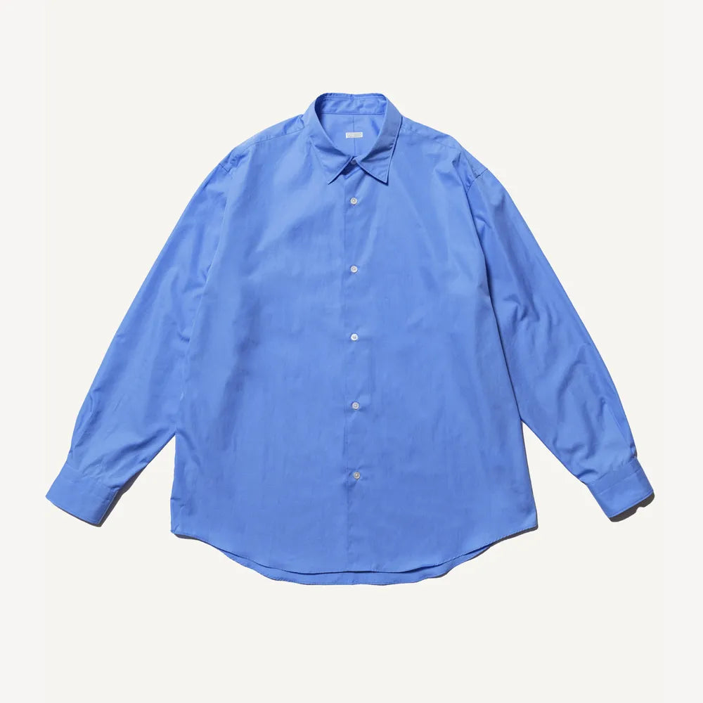 A.PRESSE / Double Weave Twill Regular Collar Shirt
