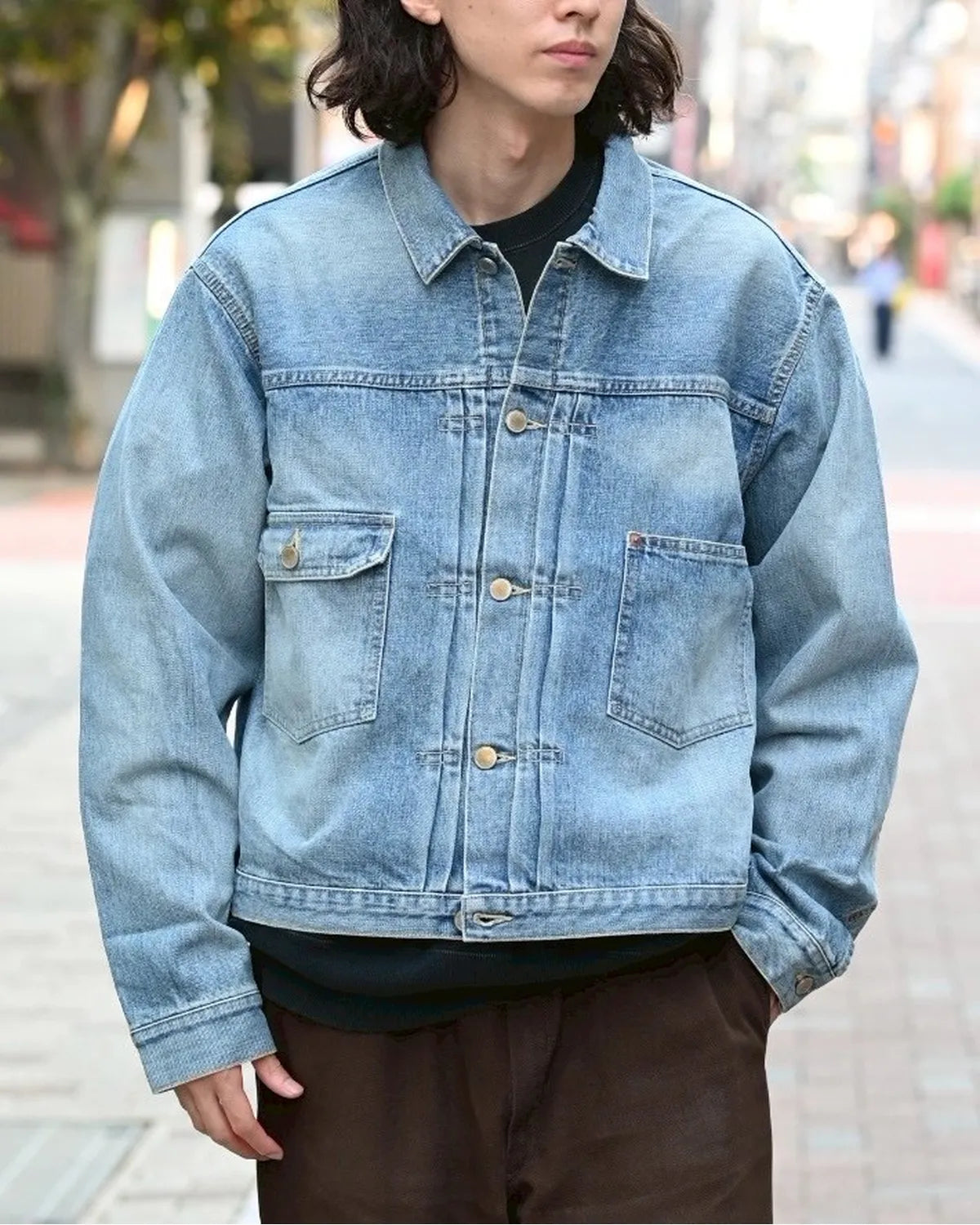 Unlikely / Unlikely Time Travel Trucker Jacket 1977 Wash (U25F-18-0010)