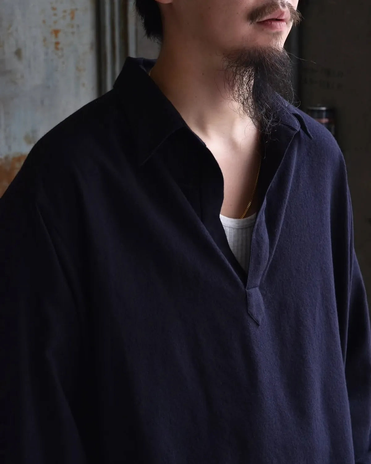 A.PRESSE / Wool Skipper Shirt (25AAP-02-11)