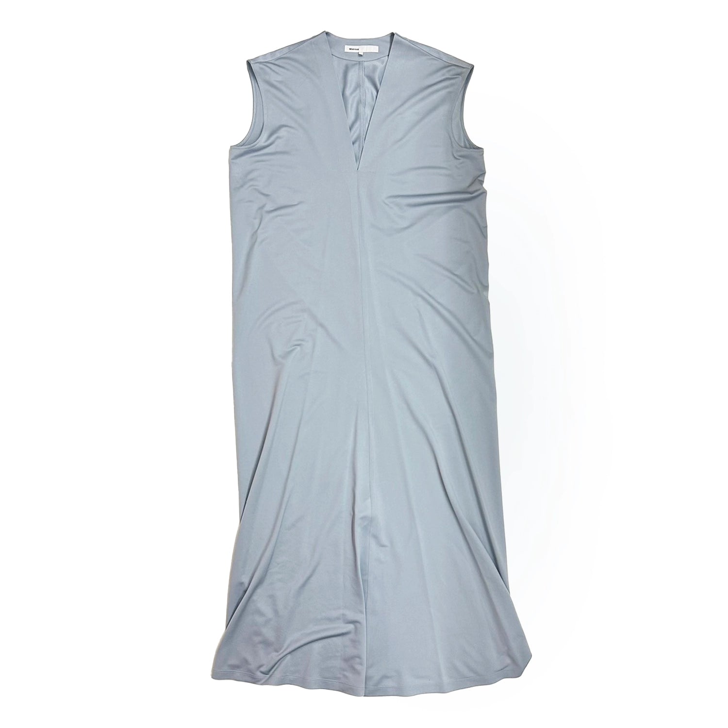 08sircus / Cupro jersey v-neck sleeveless dress