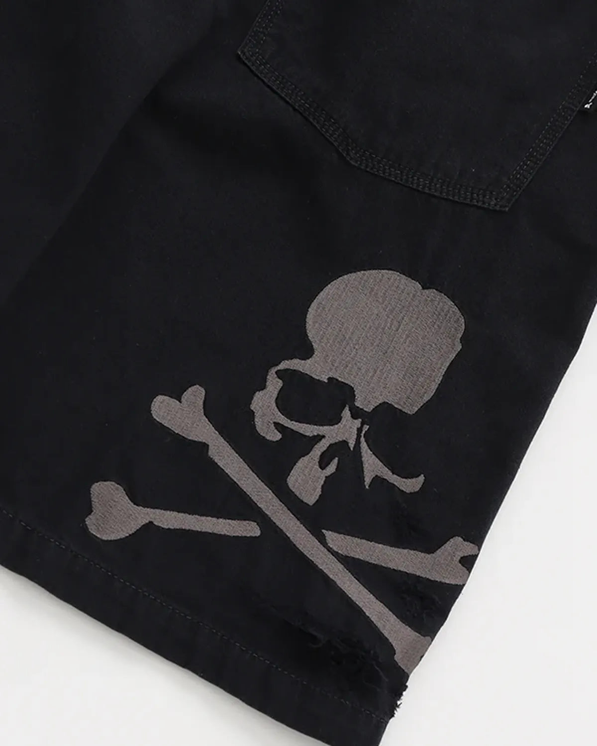 mastermind JAPAN / MJ DISTRESSED EASY DENIM SHORTS (MJ25E14-PA024)