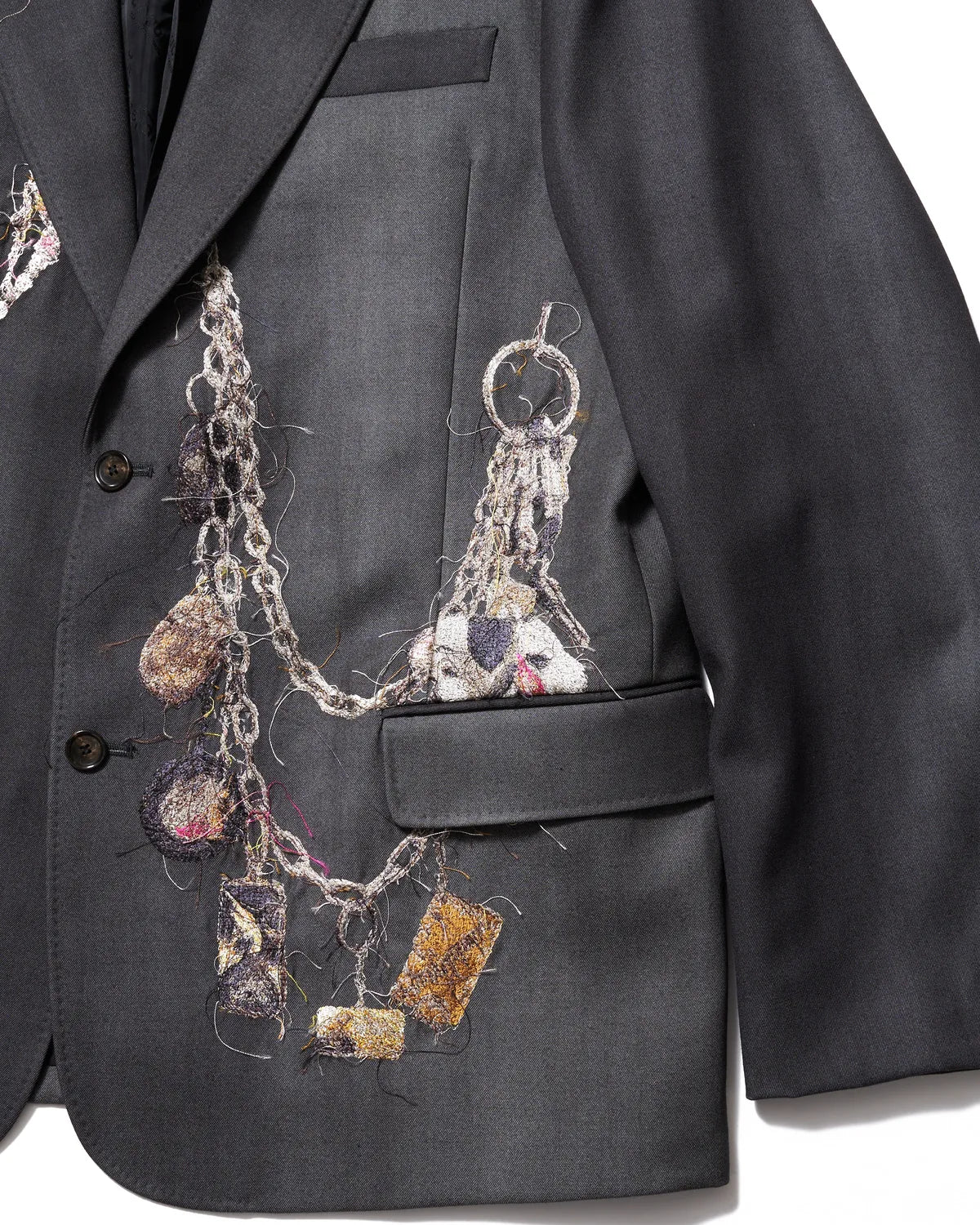 doublet / EMBROIDERED CHAIN TAILORED JACKET (25AW16JK74)