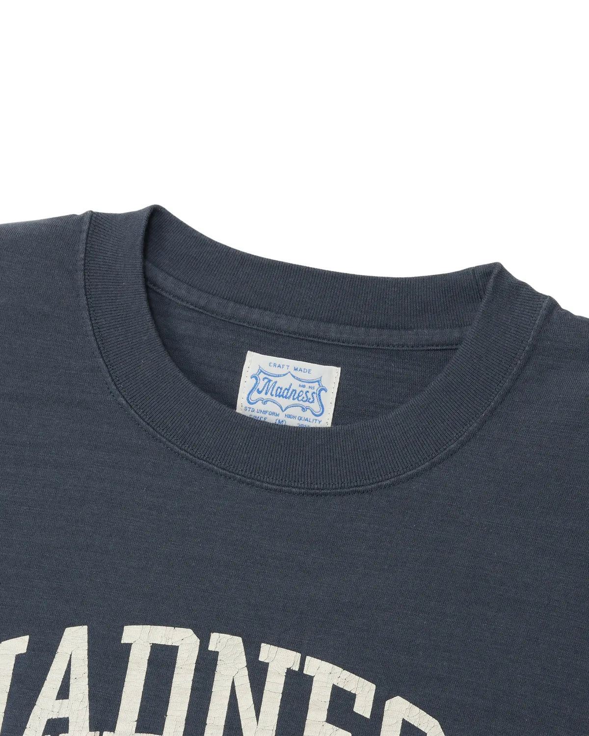 MADNESS / VINTAGE COLLEGE T-SHIRT (25SS-T-JTE01-D001)