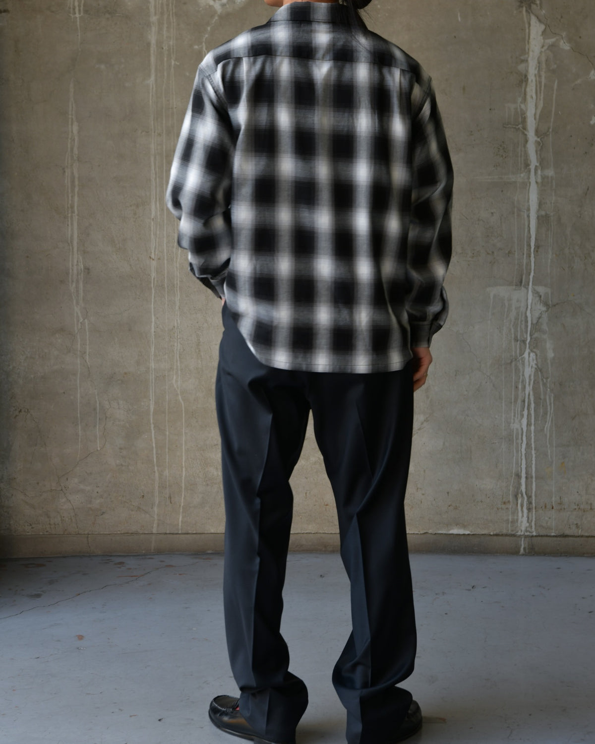 BEDWIN & THE HEARTBREAKERS / FIVE BROTER Ex. L/S CHECK SHIRT "VIN" (26SB1762)