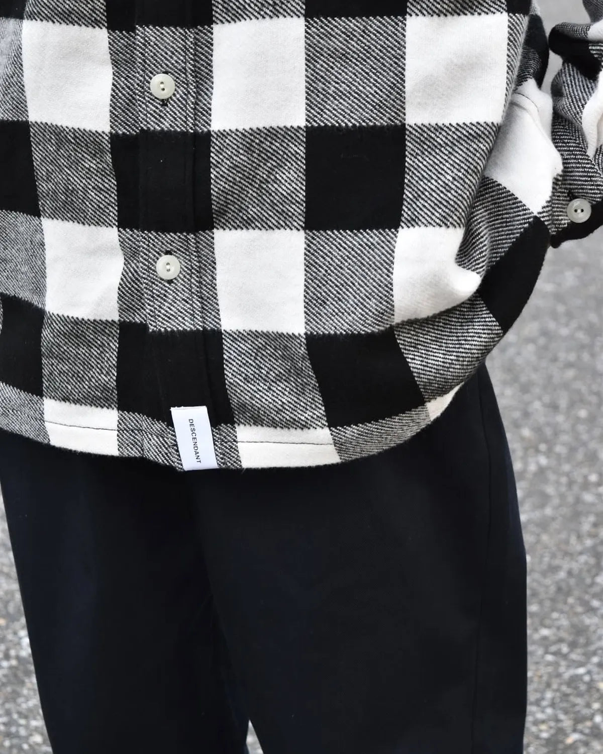 DESCENDANT / VANNING PLAID LS SHIRT (252TQDS-SHM05)