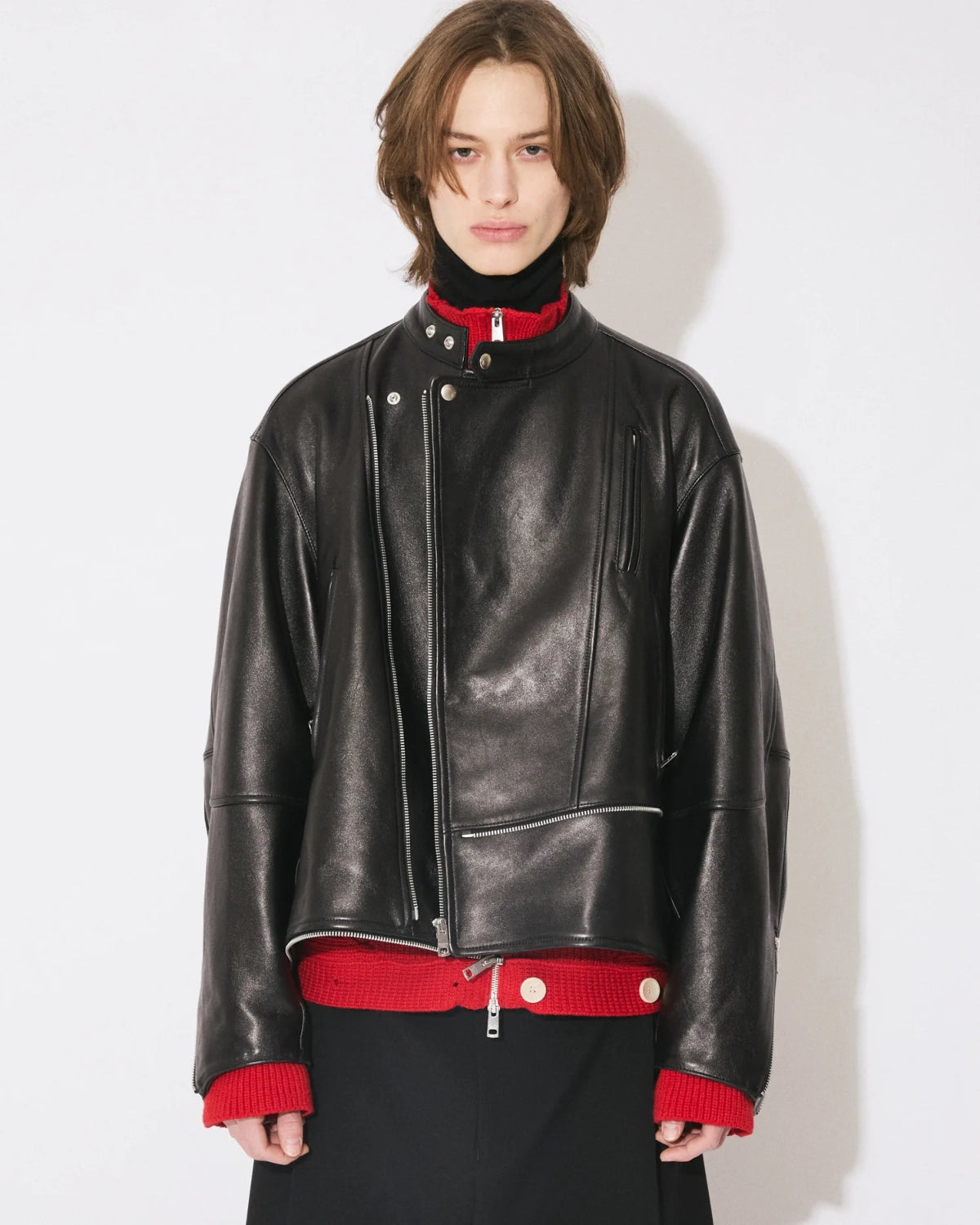 beautiful people / double-end vintage leather GT riders jacket (1646102427)