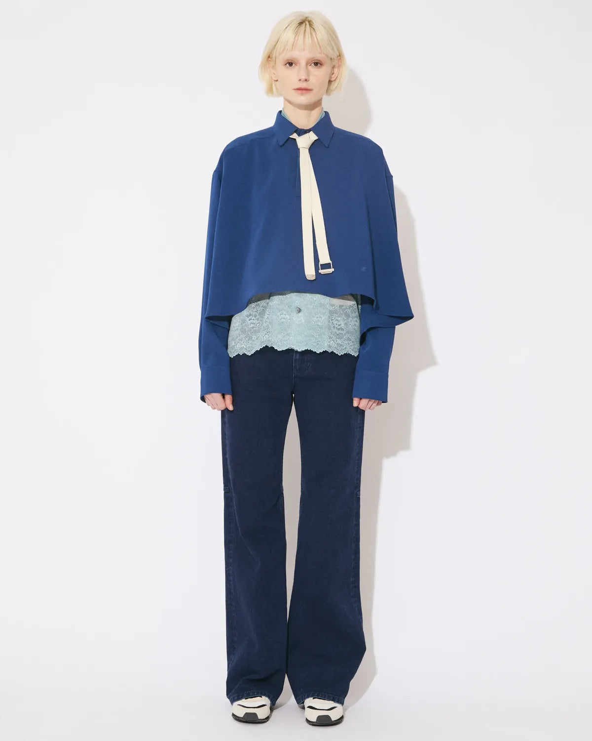 beautiful people / triacetate double cloth tailcoat shirt -Women's- (1646106001)