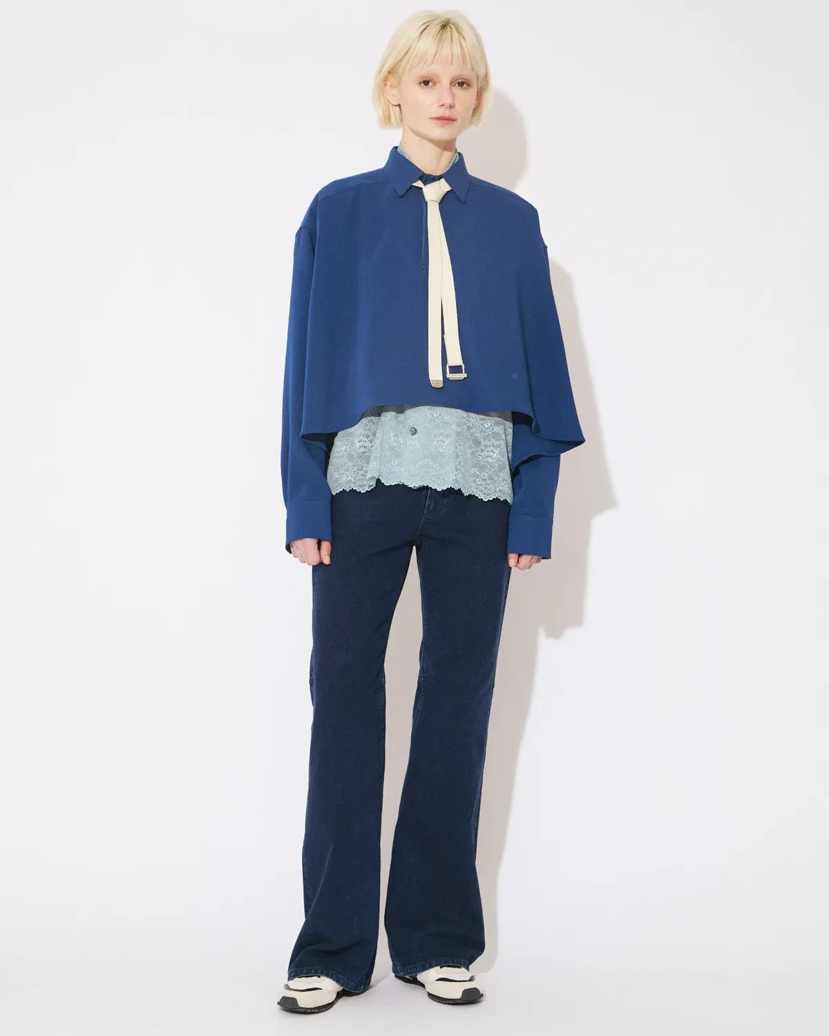 beautiful people / triacetate double cloth tailcoat shirt -Women's- (1646106001)