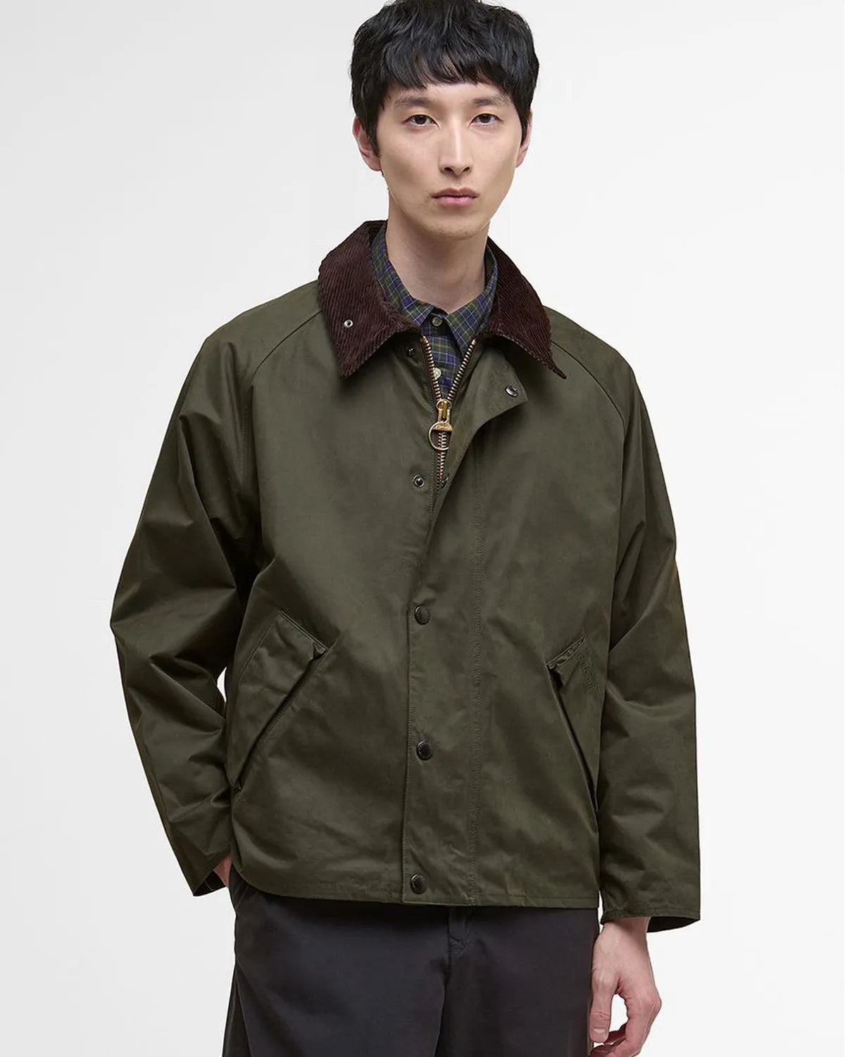Barbour / 【TRANSPORT / トランスポート】ピーチスキン コットン ショートレングスブルゾン (261MCA0931)