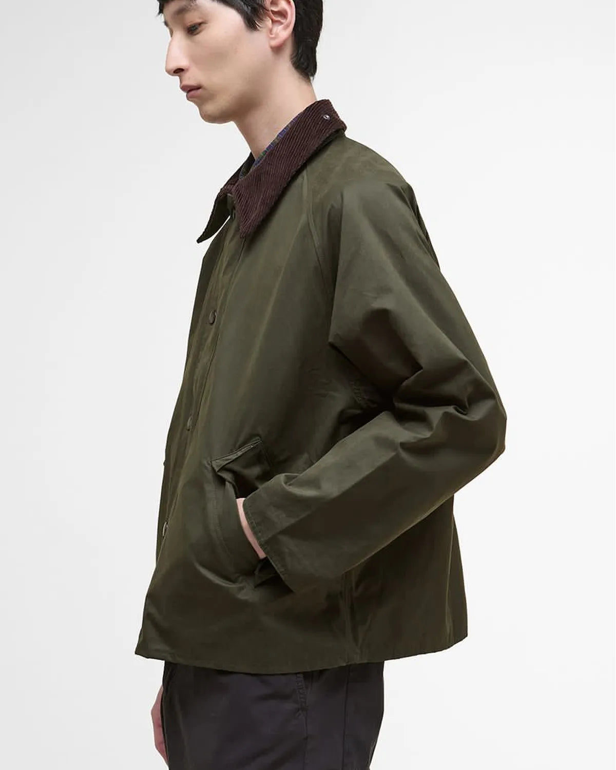 Barbour / 【TRANSPORT / トランスポート】ピーチスキン コットン ショートレングスブルゾン (261MCA0931)