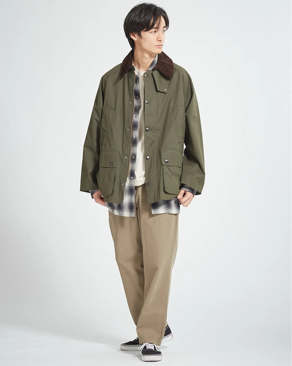 Barbour / 【BEDALE / ビデイル】ピーチスキン コットン ブルゾン (261MCA0933)