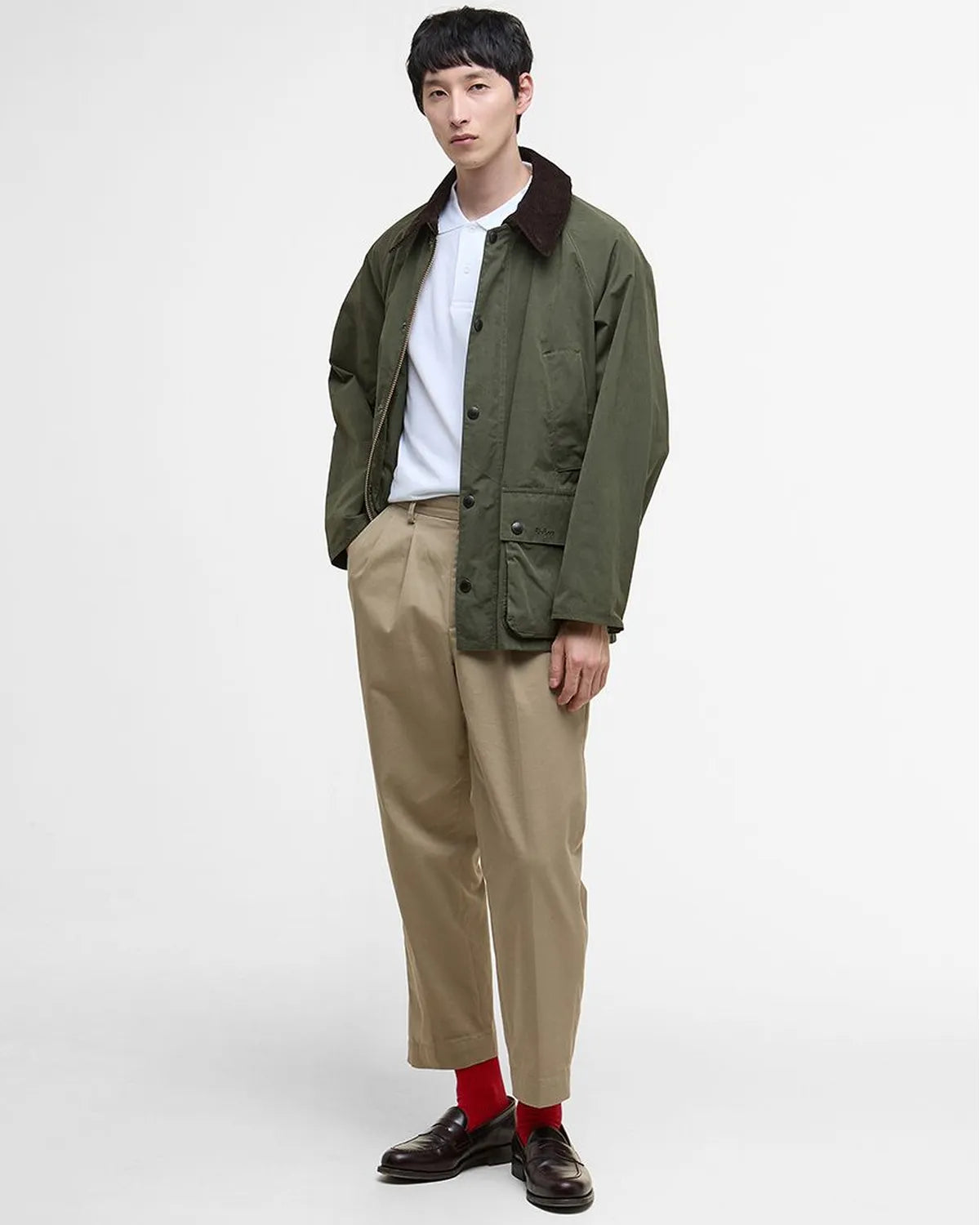 Barbour / 【BEDALE / ビデイル】ピーチスキン コットン ブルゾン (261MCA0933)