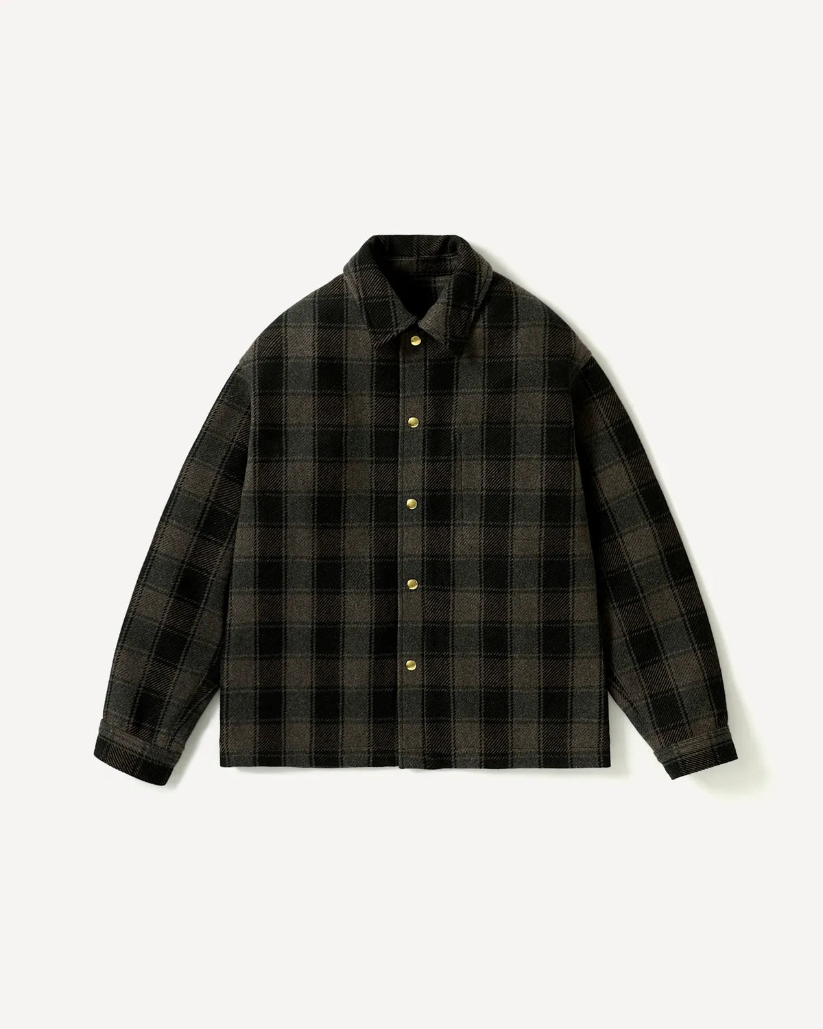 A.PRESSE / Wool Cashmere CPO Shirt (26AAP-02-10)