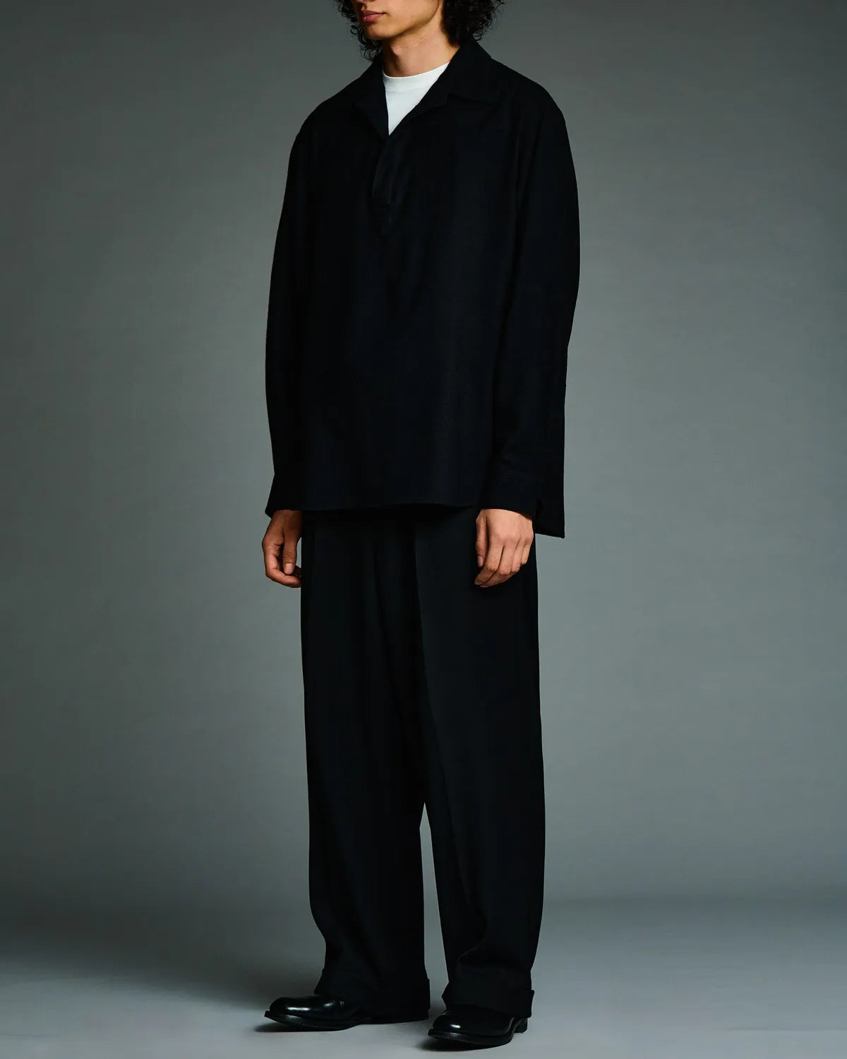 A.PRESSE / Wool Skipper Shirt (26AAP-02-17)