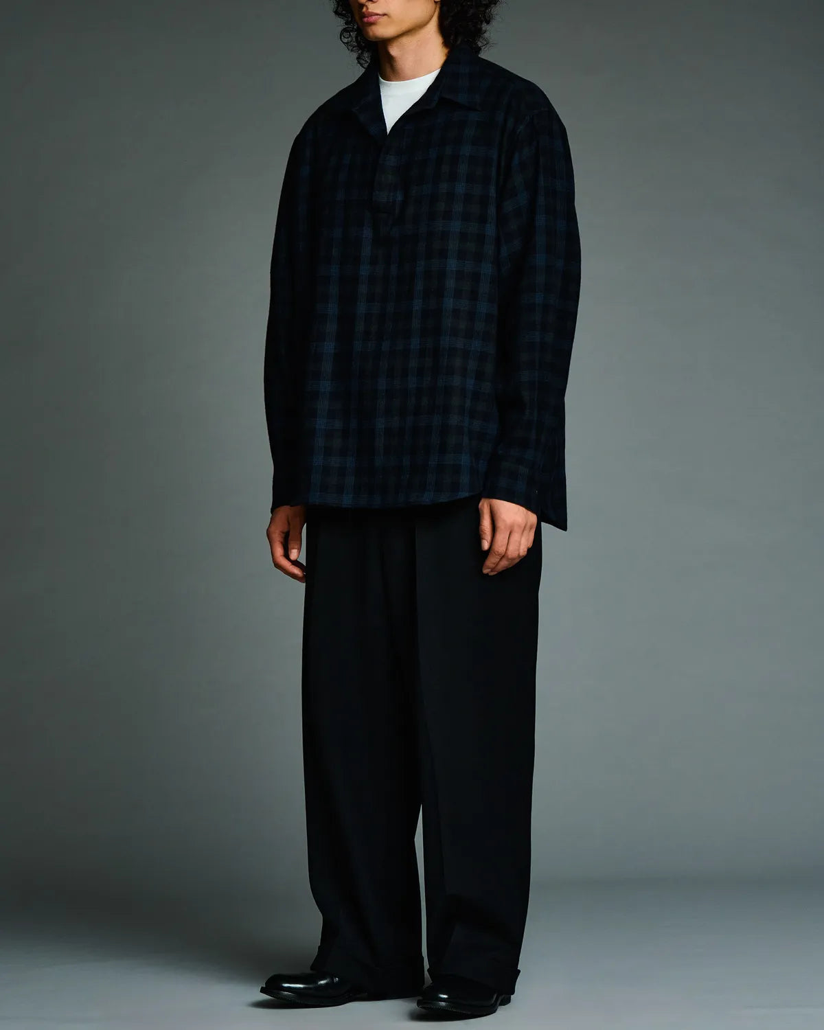A.PRESSE / Wool Skipper Shirt (26AAP-02-20)