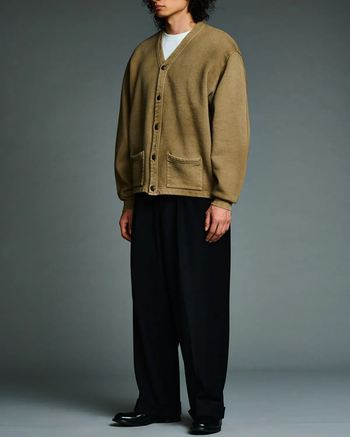 A.PRESSE / Vintage Sweat Cardigan (26AAP-05-14)