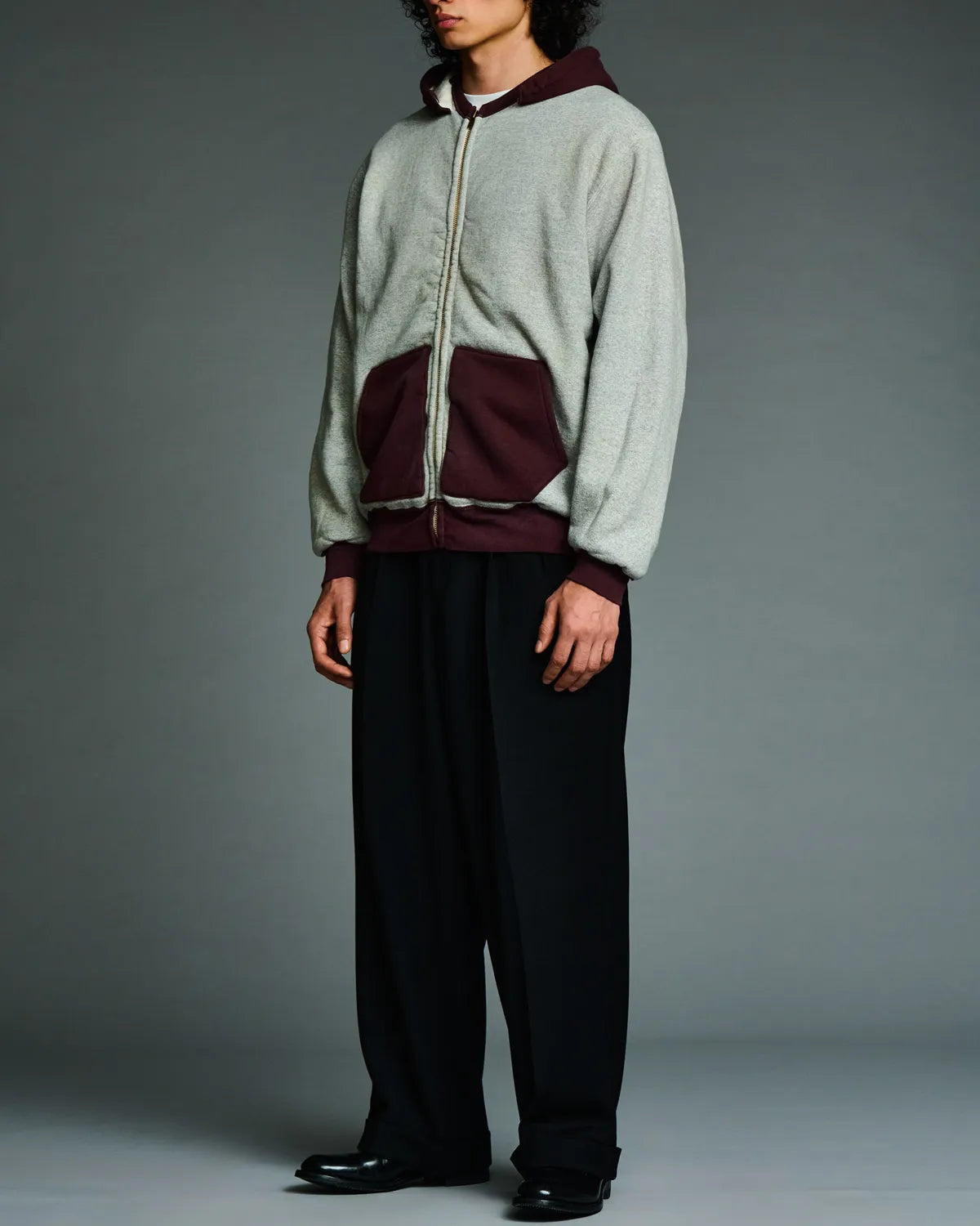 A.PRESSE / Vintage Attached Hood Zip Parka (26AAP-05-15)