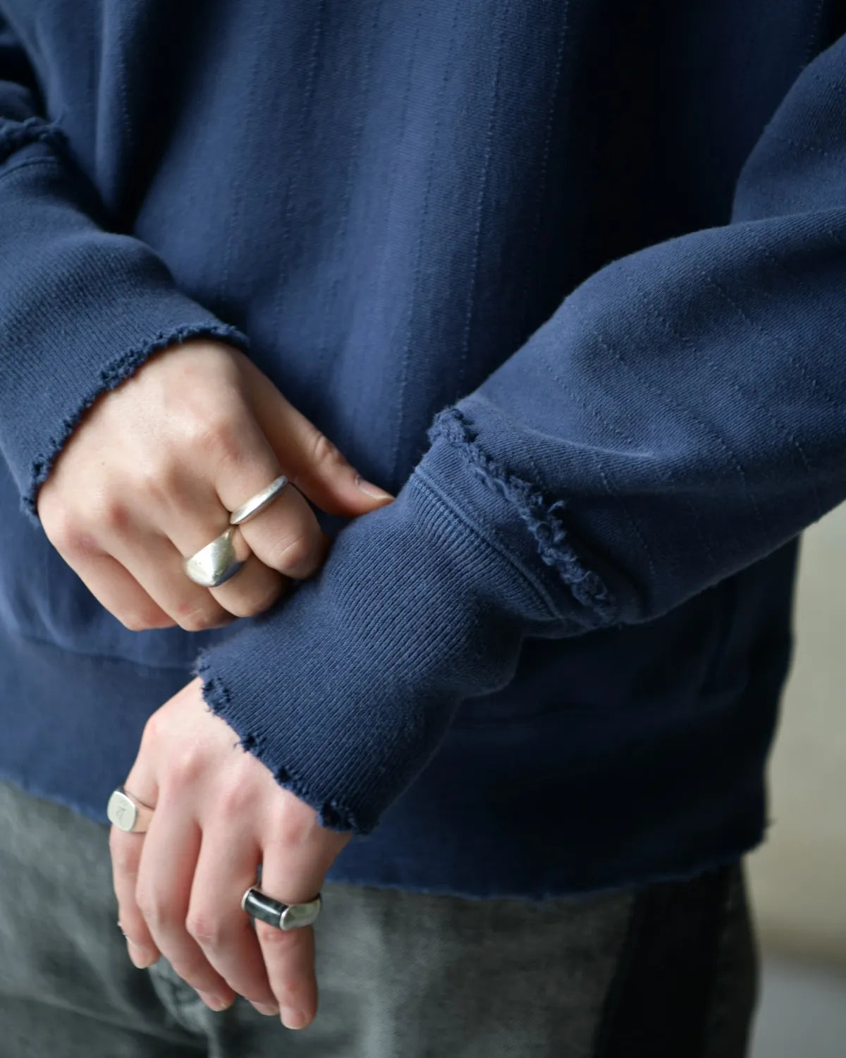 DEAR BORO / Sashiko Crew Neck Sweatshirts (793-6132002)