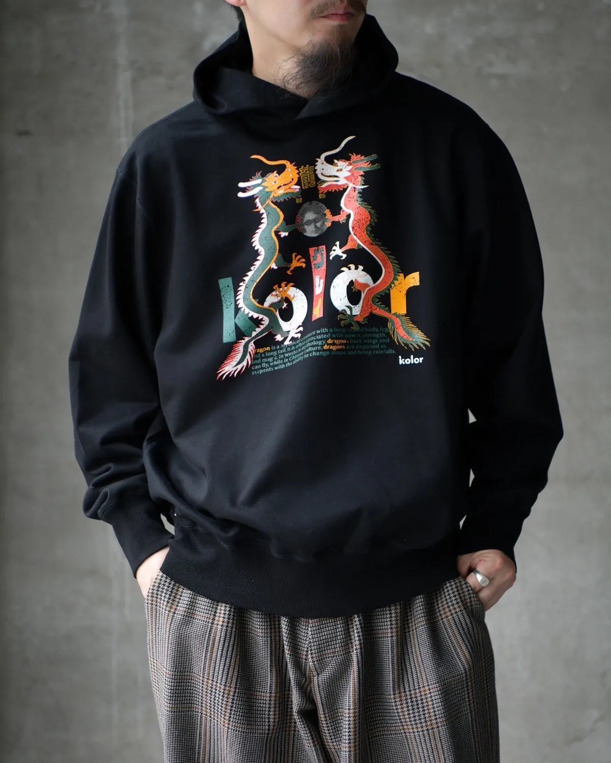 kolor / L/S SHIRT (25WMT08205)