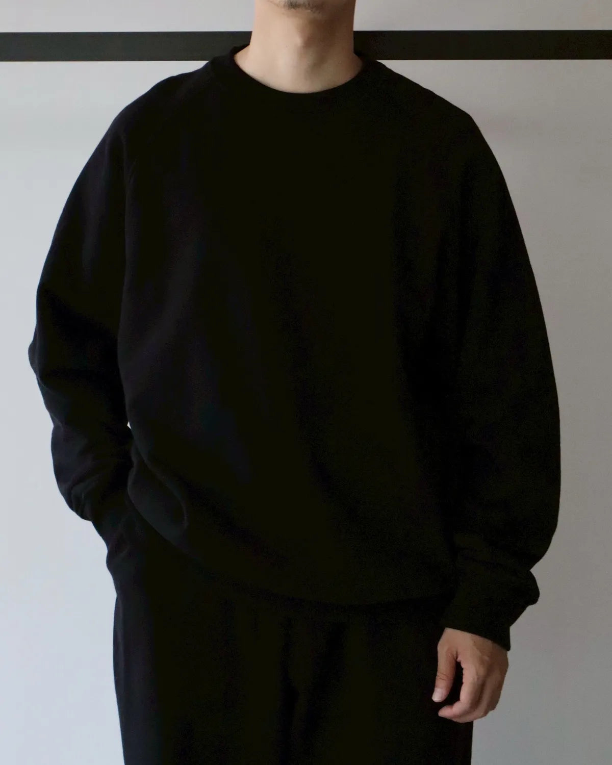 COMOLI / コットン裏毛 クルーネック (C03-05002)