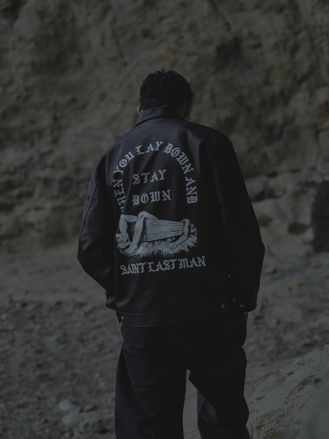 LASTMAN / LEATHER DRIZZLER JACKET feat.©︎SAINT Mxxxxxx (261LM-JK03)