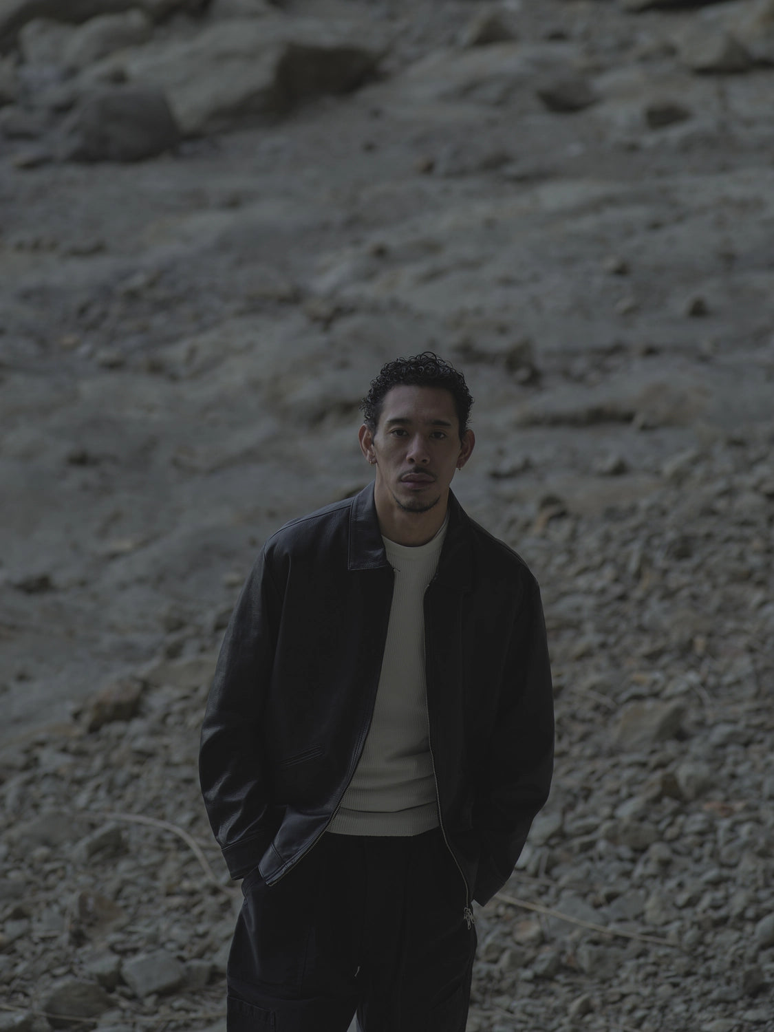 LASTMAN / LEATHER DRIZZLER JACKET feat.©︎SAINT Mxxxxxx (261LM-JK03)