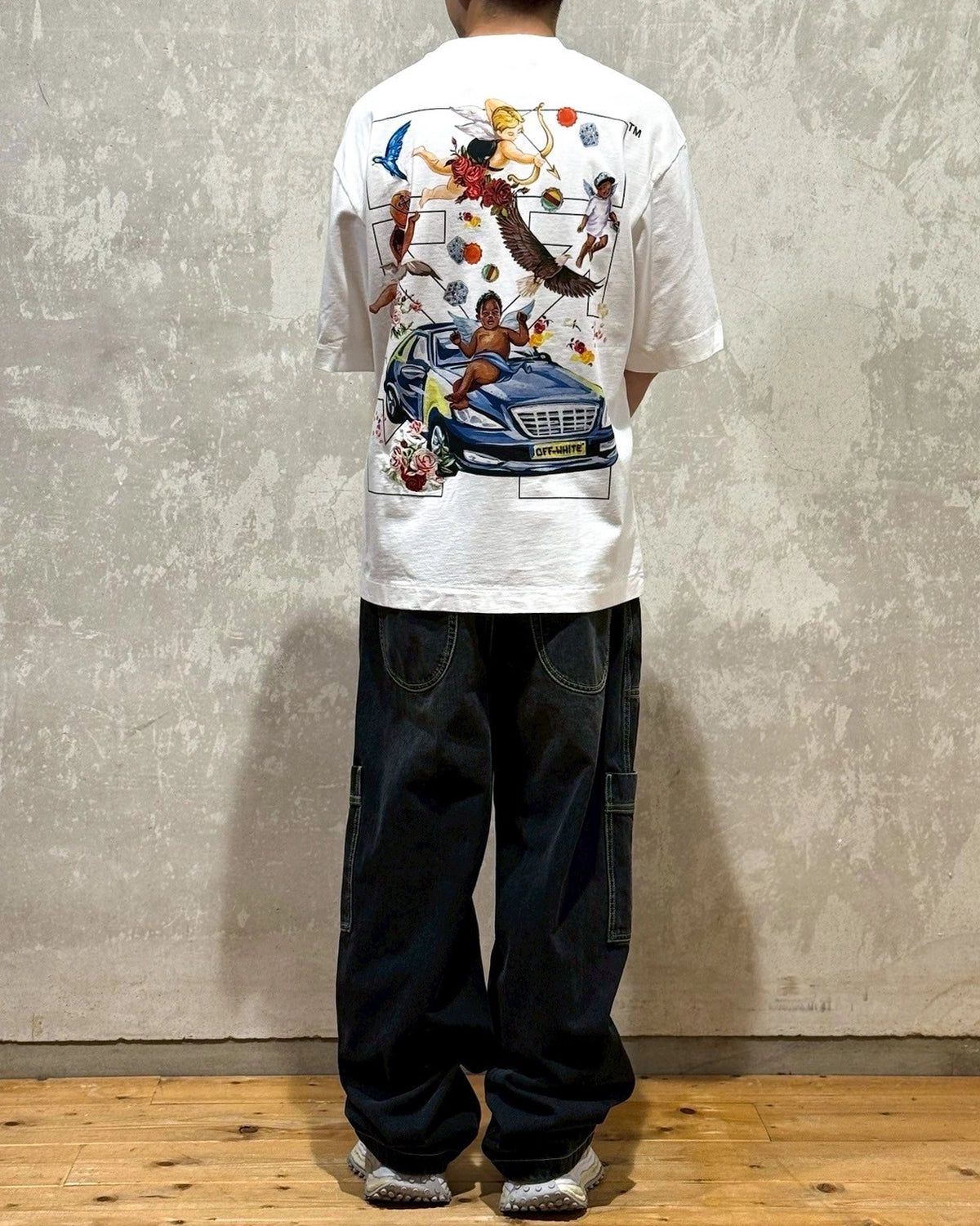 Off-White™ / FRESCO ARROW SKATE S/S TEE (OMAS25-RTW0043)